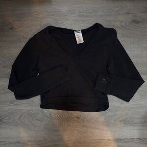 gymshark crop top long sleeve